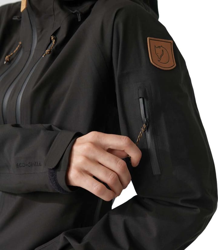 Fjällräven Women's Keb Eco-Shell Jacket Black Fjällräven