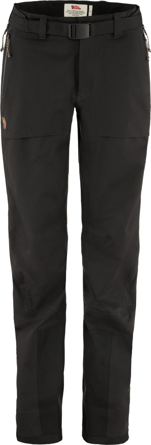 Women's Keb Eco-Shell Trousers Black Fjällräven