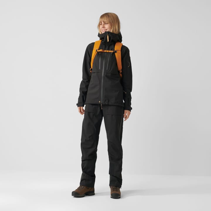 Women's Keb Eco-Shell Trousers Black Fjällräven