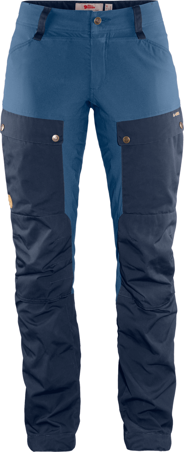 Women's Keb Trousers Curved  Dark Navy-Uncle Blue