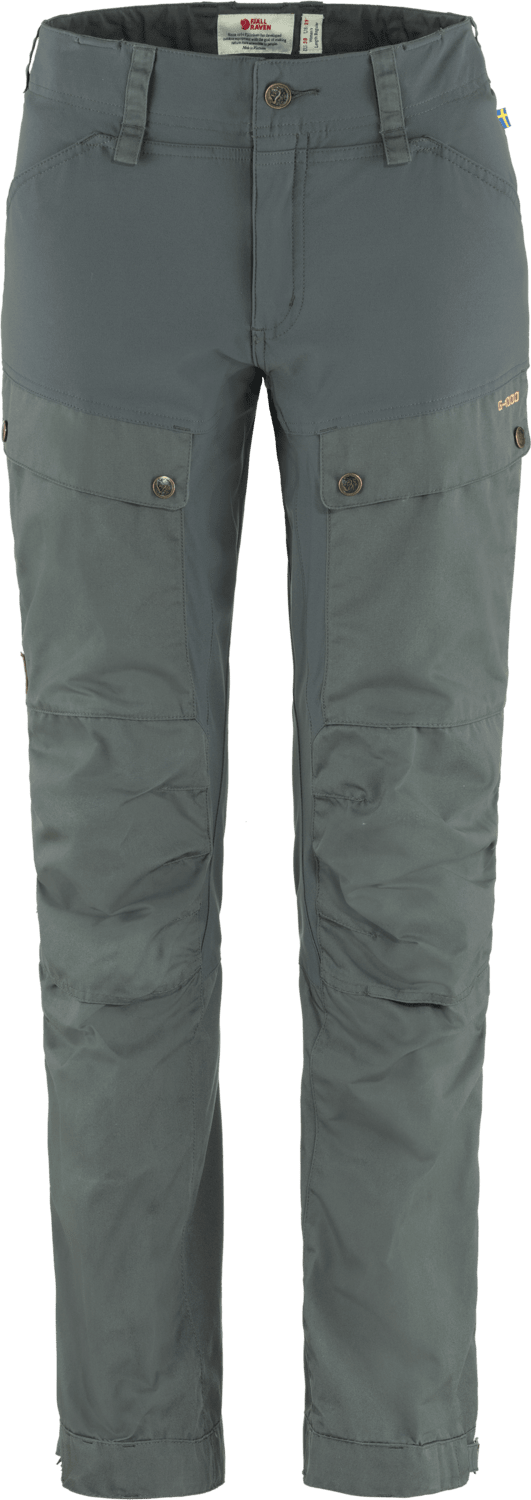Fjällräven Women's Keb Trousers Curved  Basalt Friluftsbyxor 36 Regular