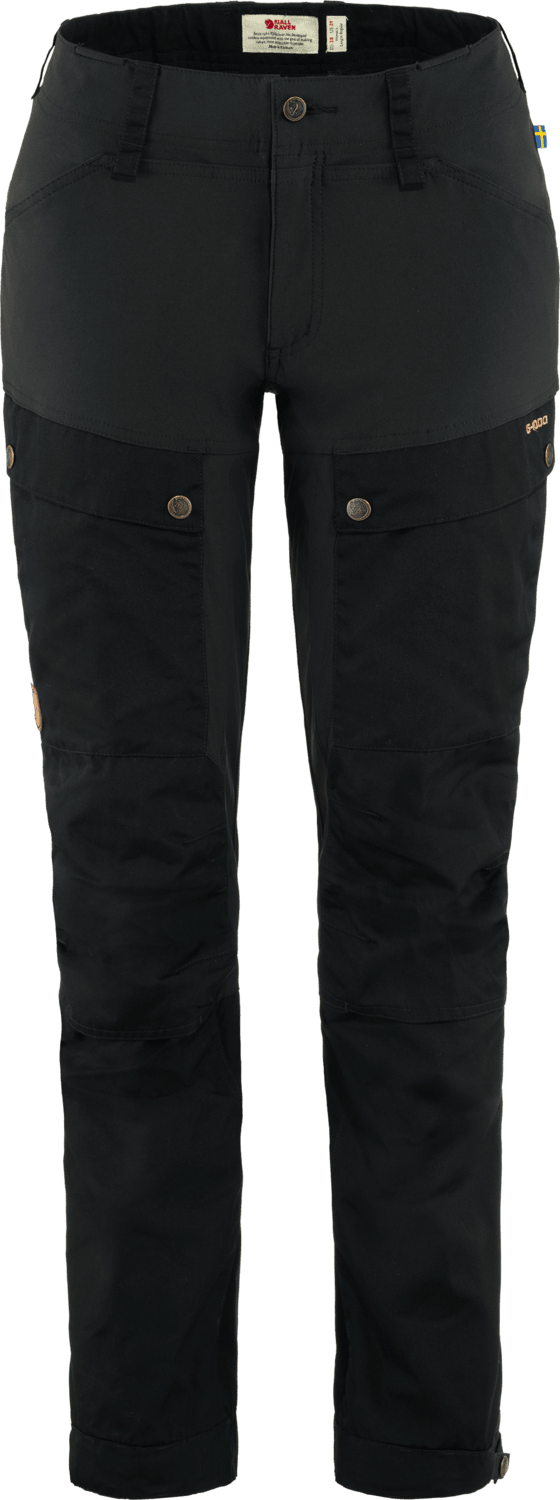 Fjällräven Women's Keb Trousers Curved Black Fjällräven