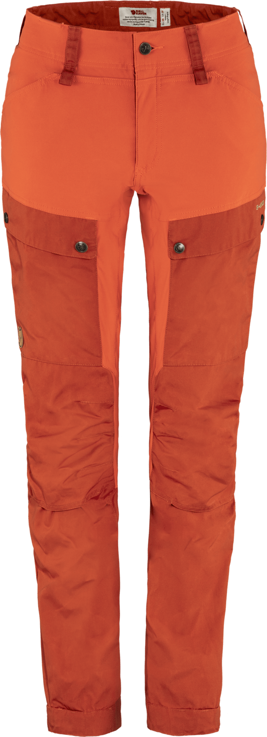 Women's Keb Trousers Curved  Cabin Red-Rowan Red