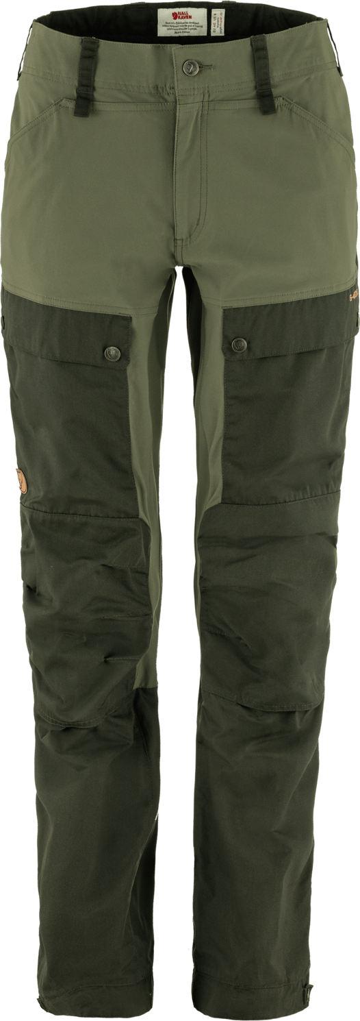 Fjällräven Women's Keb Trousers Curved Deep Forest-Laurel Green