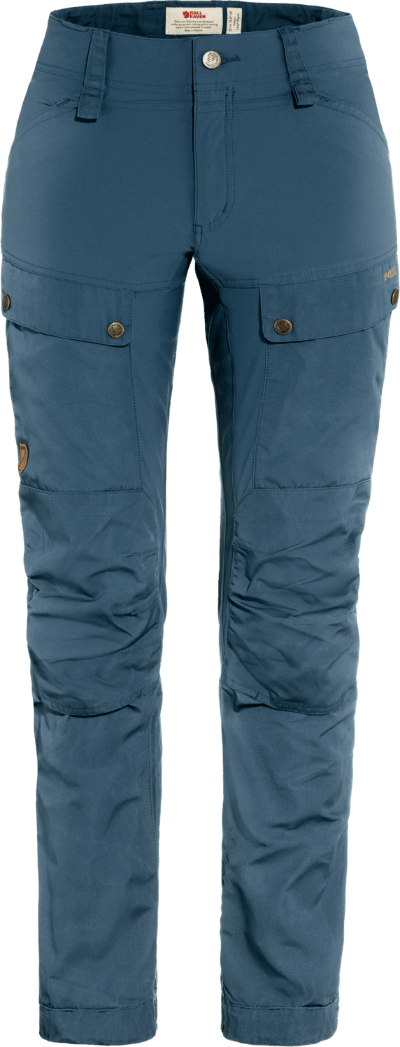 Fjällräven Women's Keb Trousers Curved Indigo Blue Fjällräven