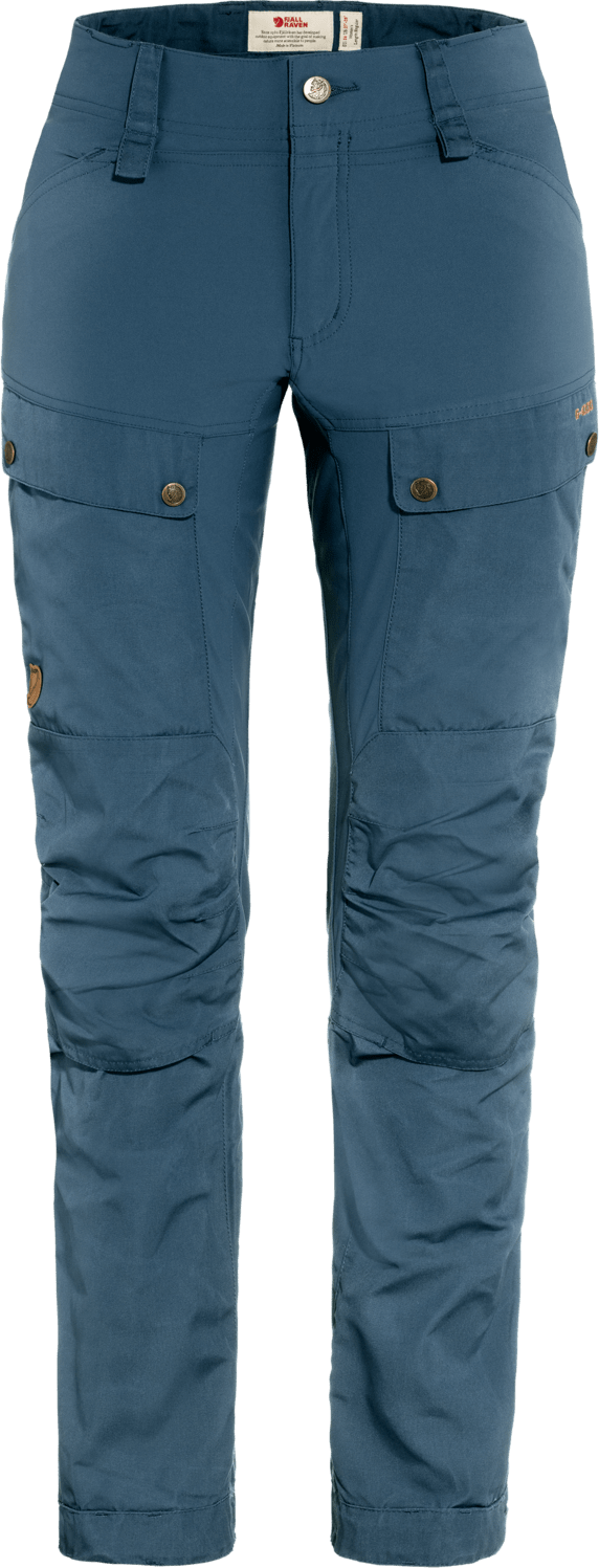 Fjällräven Women's Keb Trousers Curved  Indigo Blue 36, Indigo Blue