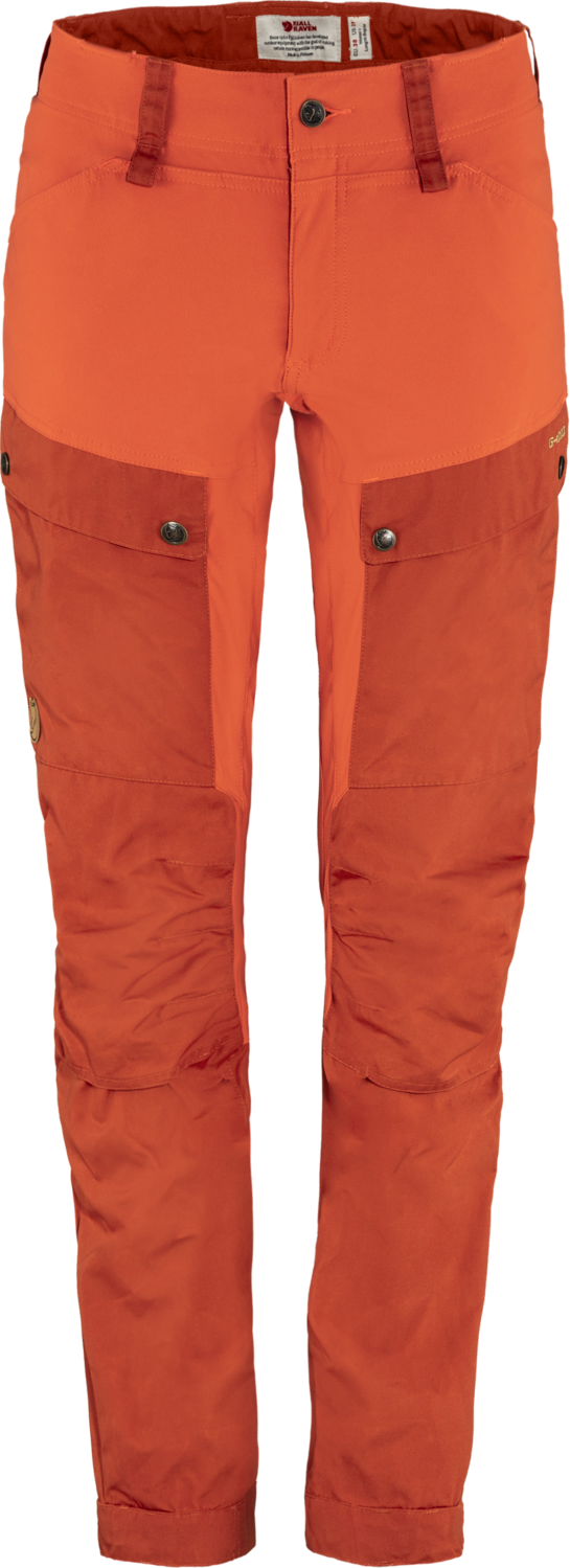 Fjällräven Women's Keb Trousers Cabin Red/Rowan Red Friluftsbyxor 34