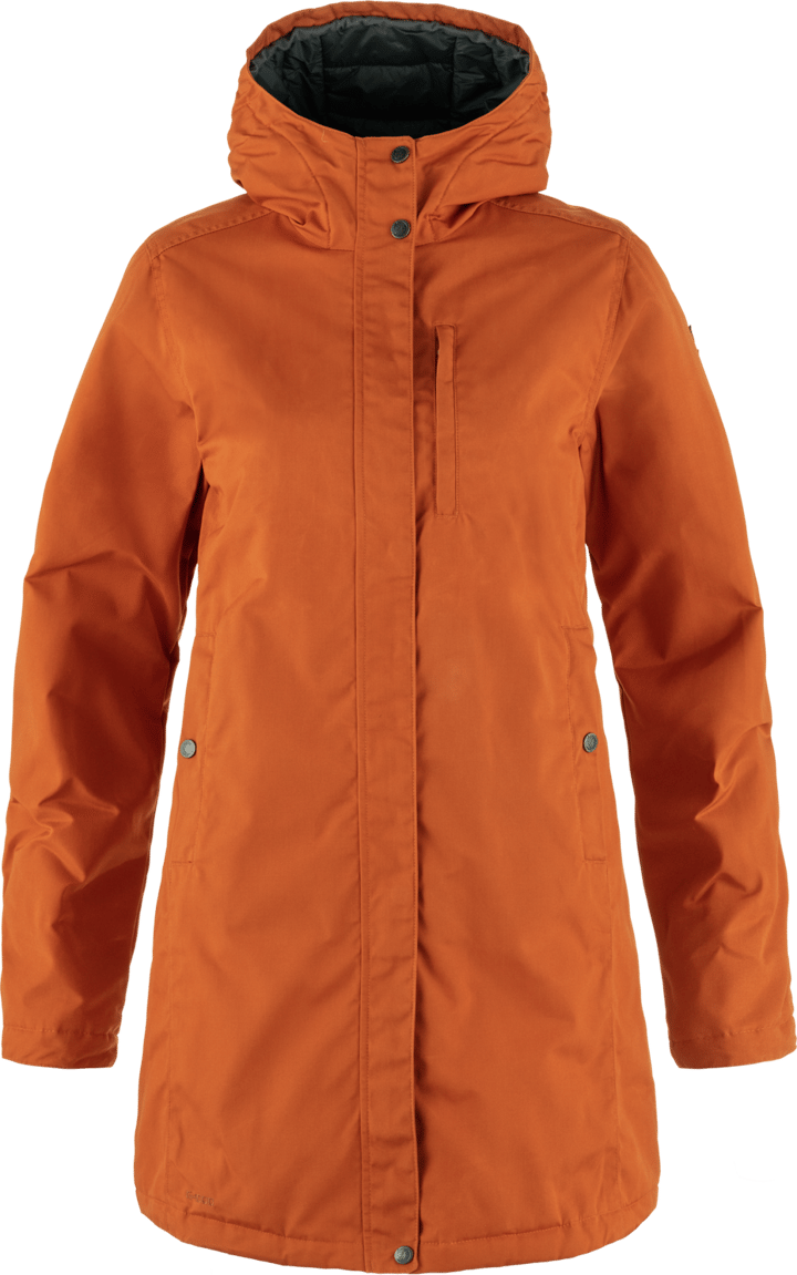 Fjällräven Women's Kiruna Padded Parka Terracotta Brown Fjällräven