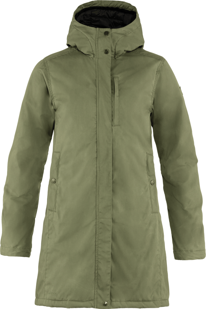Fjällräven Women's Kiruna Padded Parka Green Kjøp Fjällräven Women's