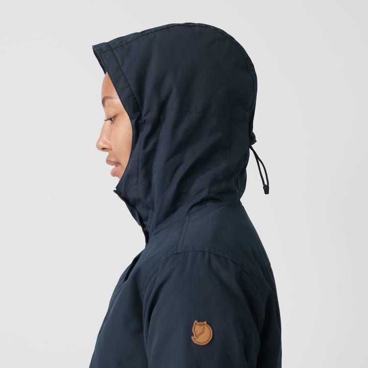 Women's Kiruna Padded Parka Dark Navy Fjällräven