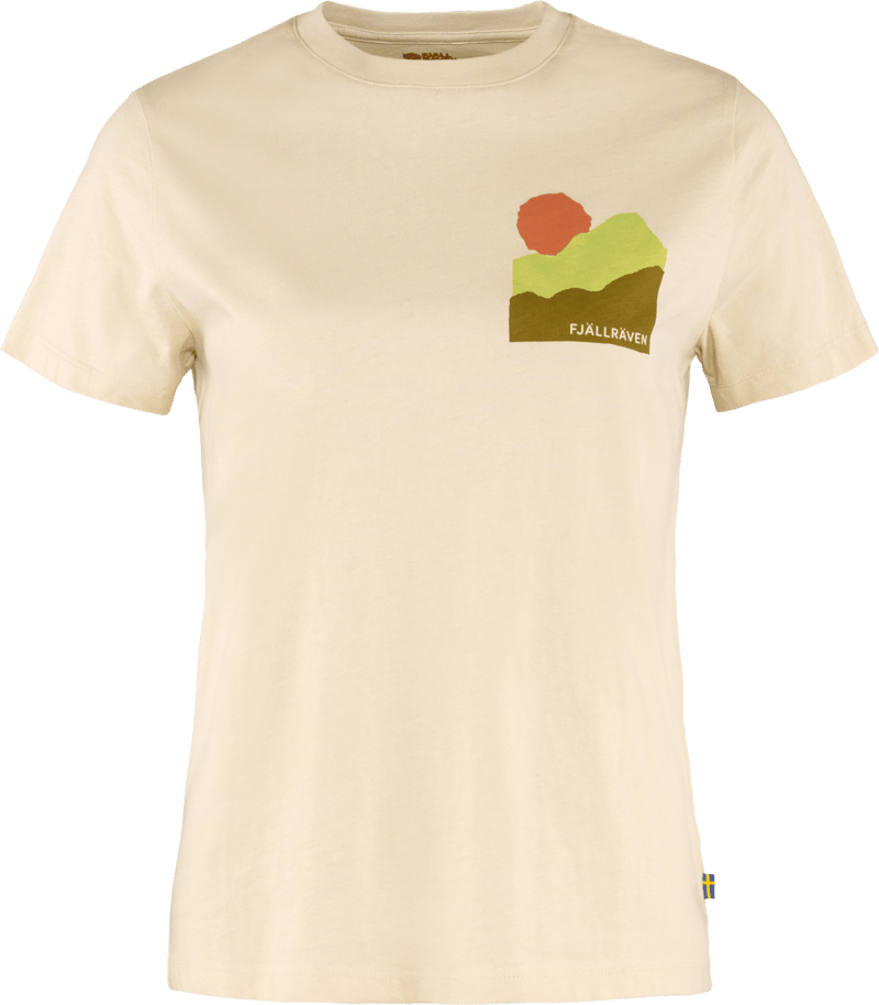 (取寄) フェールラーベン レディース ロゴ ティー Fjllrven women Fjallraven Logo Tee Chalk White 取寄) フェールラーベン レディース ロゴ ティー Fjllrven women