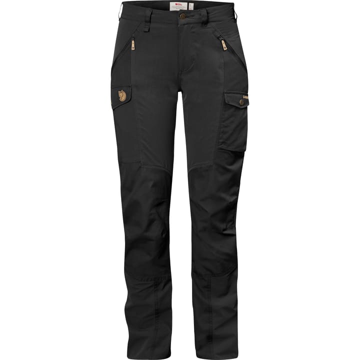 Fjällräven Women's Nikka Trousers Curved Black Fjällräven Fjällräven Women's Nikka Trousers Curved Black Fjällräven