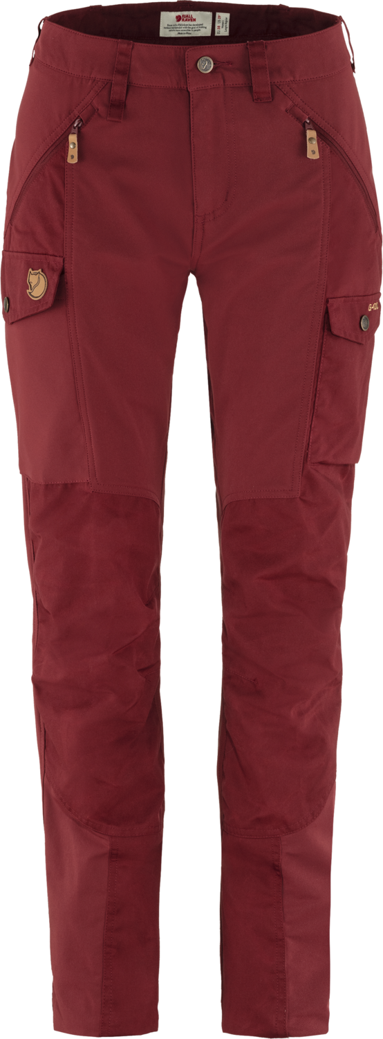 Women’s Nikka Trousers Curved Bordeaux Red
