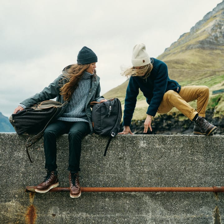 Women's Övik Cable Knit Roller Neck Chalk White Fjällräven