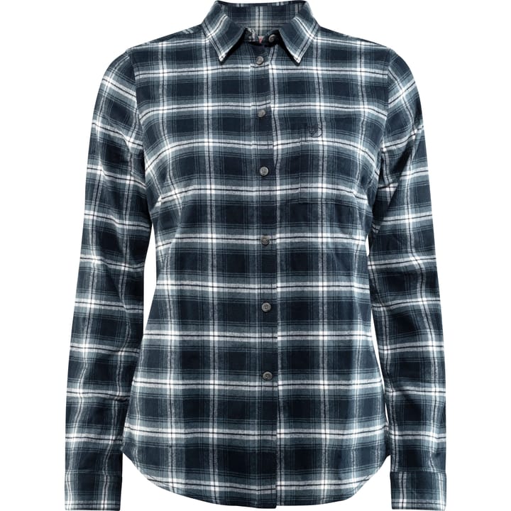 Fjällräven Women's Övik Flannel Shirt Dark Navy Fjällräven