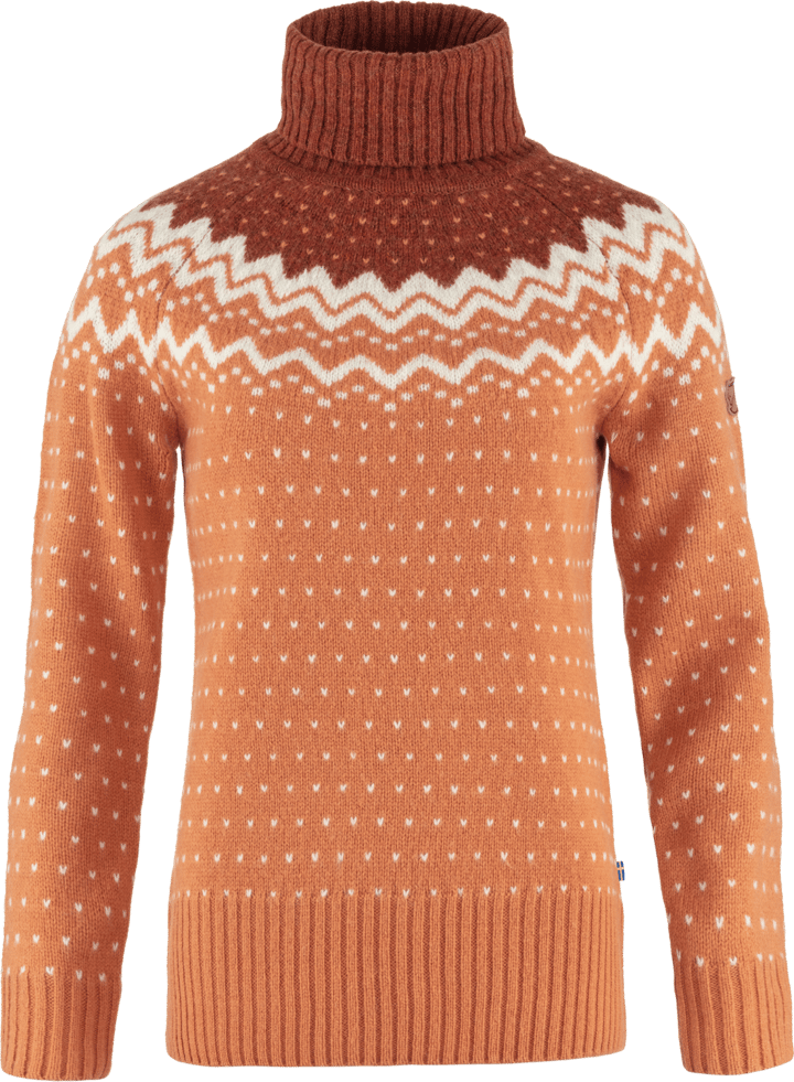 Fjällräven Women's Övik Knit Roller Neck Desert Brown-Autumn Leaf Fjällräven