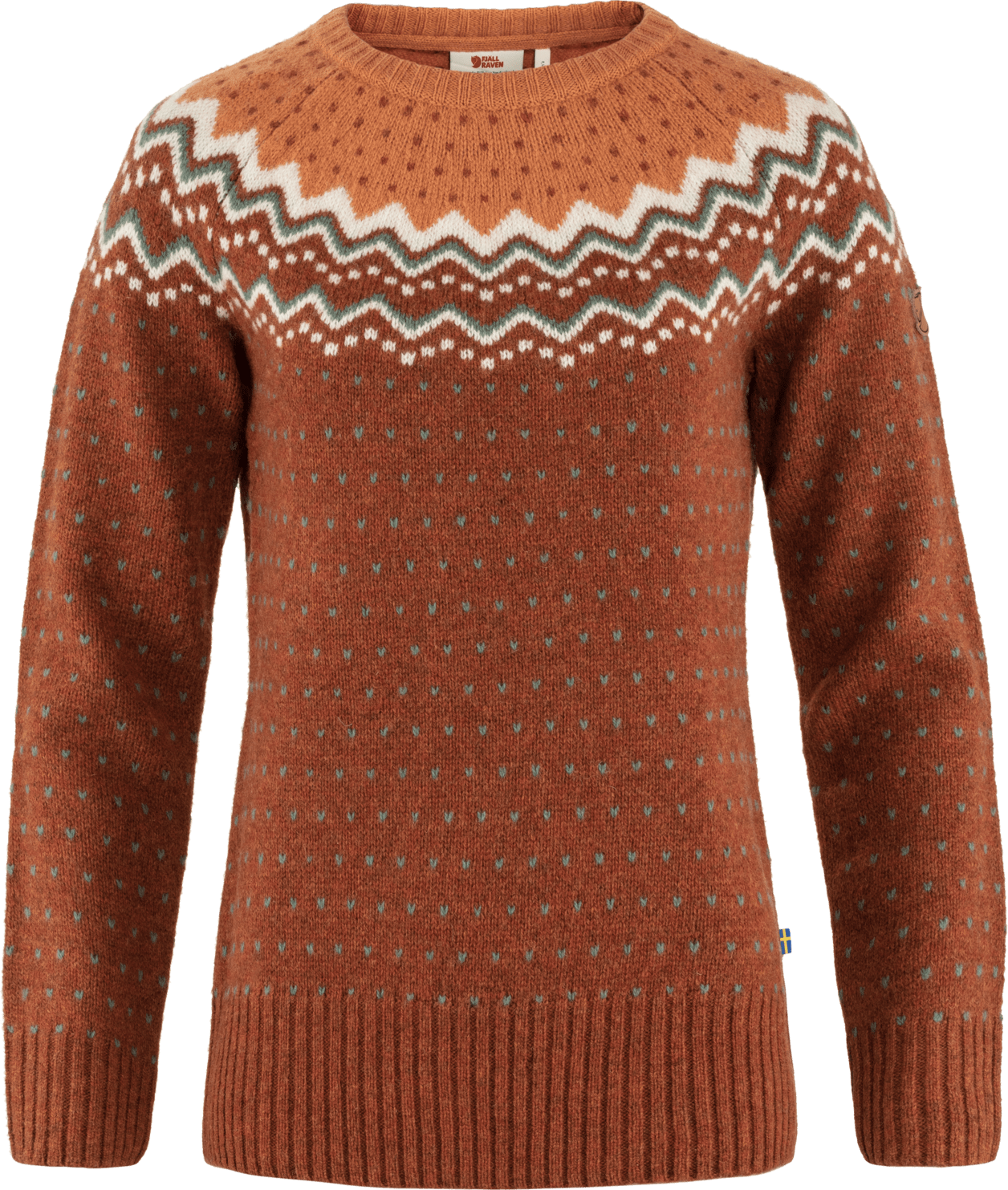 Women's Övik Knit Sweater Autumn Leaf-Desert Brown