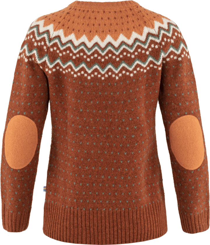 Fjällräven Women's Övik Knit Sweater Autumn Leaf/Desert Brown Fjällräven
