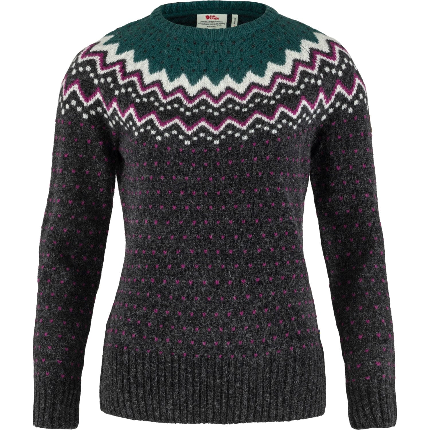 Fjällräven Women's Övik Knit Sweater Arctic Green