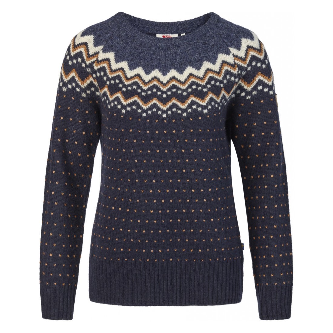 Fjällräven Women's Övik Knit Sweater Dark Navy Langermede trøyer XS
