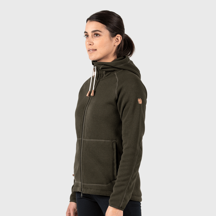 Women's Övik Reinforced Hoodie Deep Forest Fjällräven