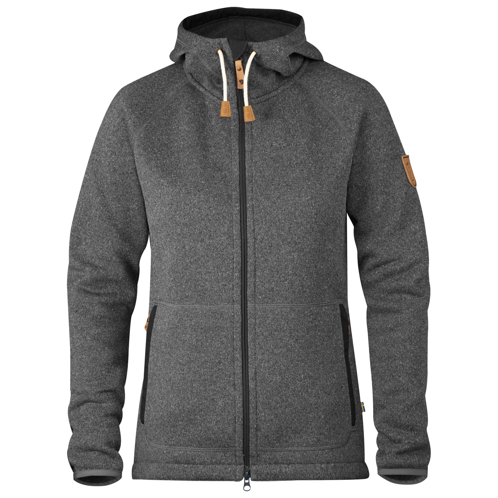Fjällräven Women's Övik Reinforced Hoodie Dark Grey Mellanlager tröjor S