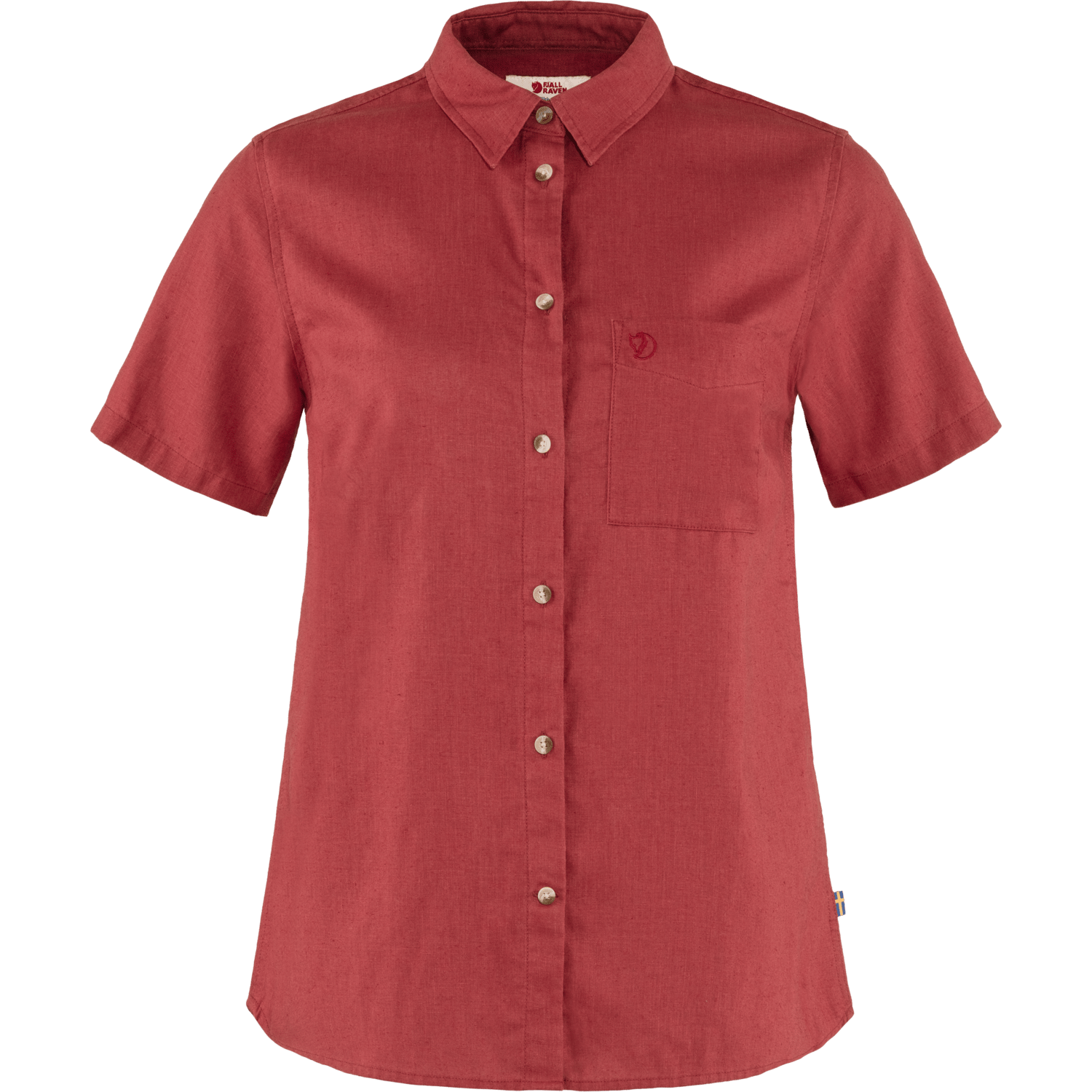 Women's Övik Travel Shirt SS Raspberry Red