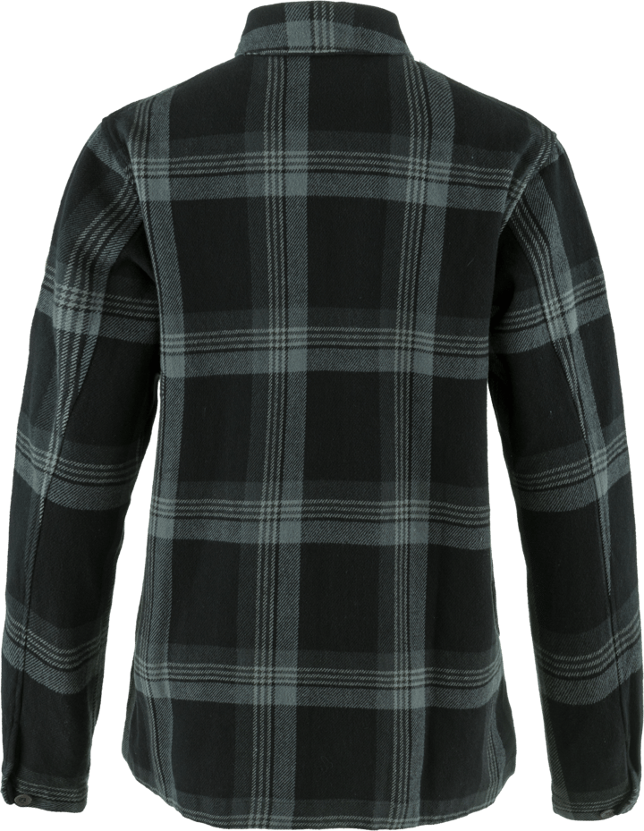 Fjällräven Women's Singi Flannel Overshirt Black-Iron Grey Fjällräven Fjällräven Women's Singi Flannel Overshirt Black-Iron Grey Fjällräven