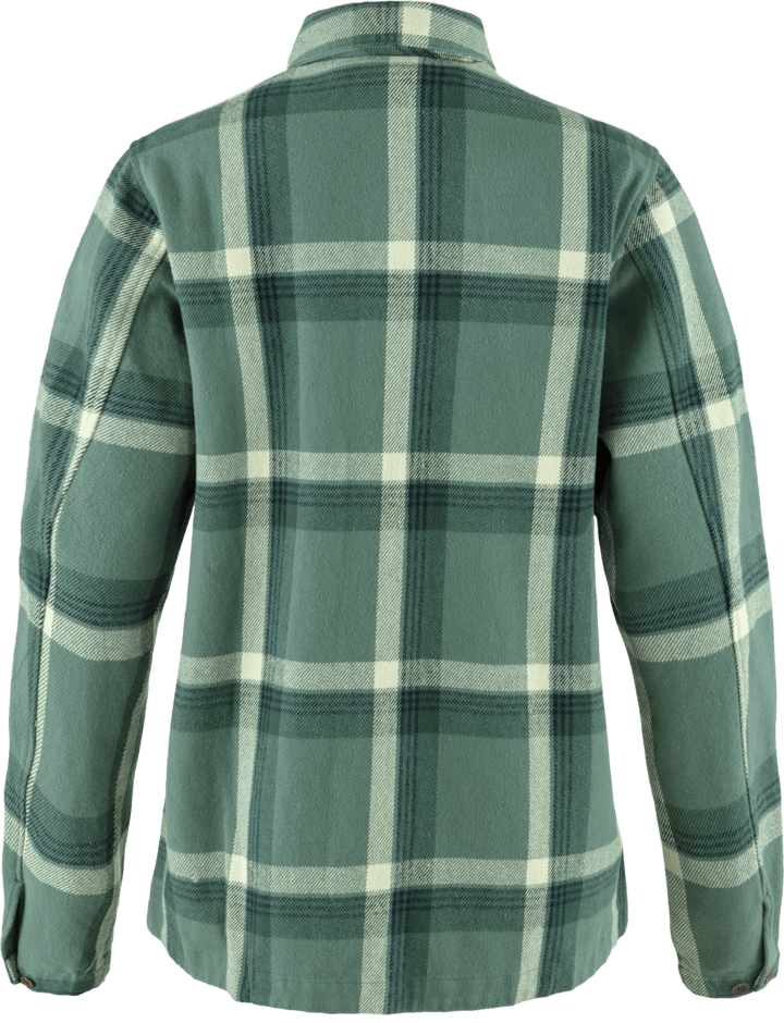 Fjällräven Women's Singi Flannel Overshirt Patina Green-Deep Patina Fjällräven Fjällräven Women's Singi Flannel Overshirt Patina Green-Deep Patina Fjällräven