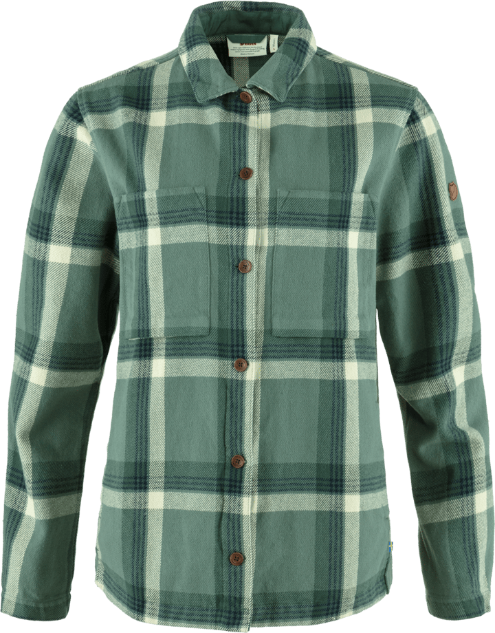 Fjällräven Women's Singi Flannel Overshirt Patina Green-Deep Patina Fjällräven