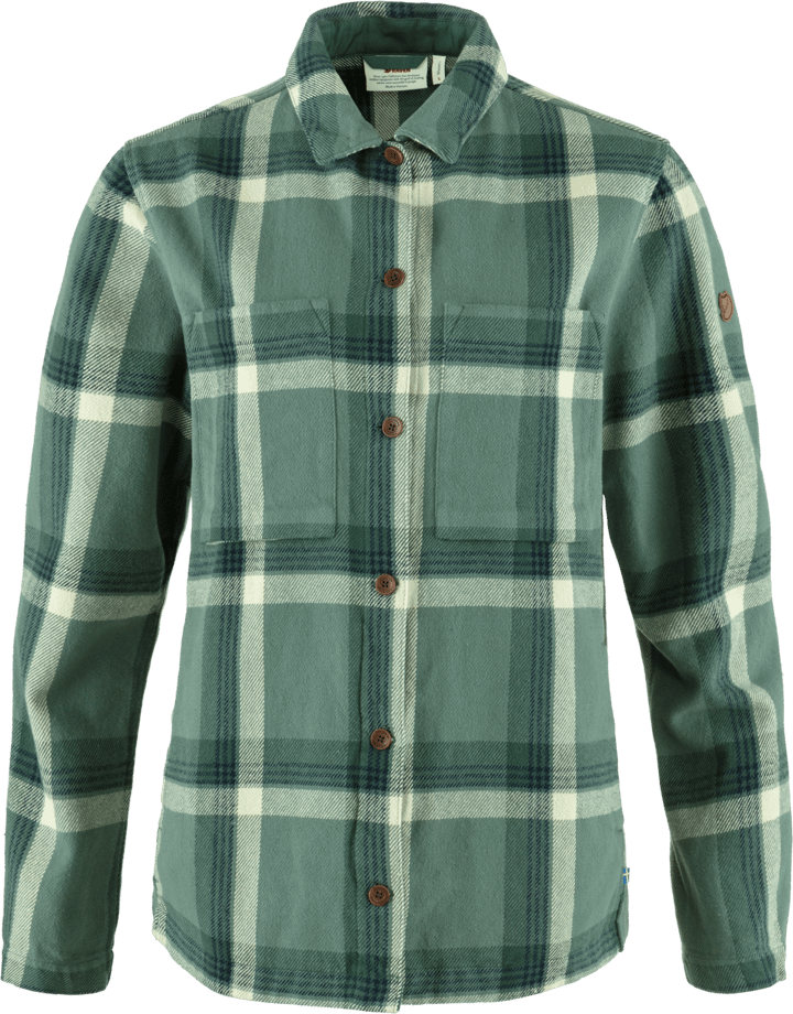 Fjällräven Women's Singi Flannel Overshirt Patina Green-Deep Patina Fjällräven