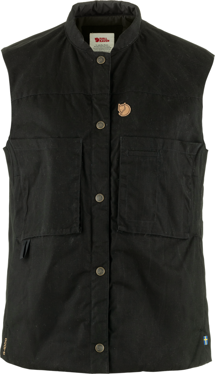 Fjällräven Women's Singi Padded Vest Black Fôrede vester XS
