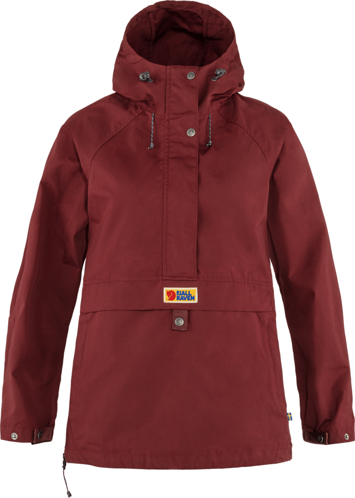 Fjällräven Women's Vardag Anorak Bordeaux Red Fjällräven