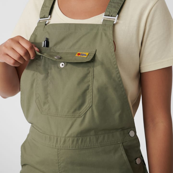 Fjällräven Women's Vardag Dungaree Trousers Green Fjällräven