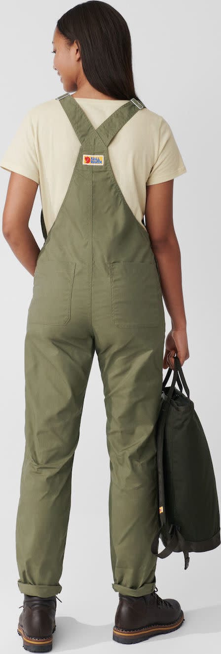 Fjällräven Women's Vardag Dungaree Trousers Green Fjällräven