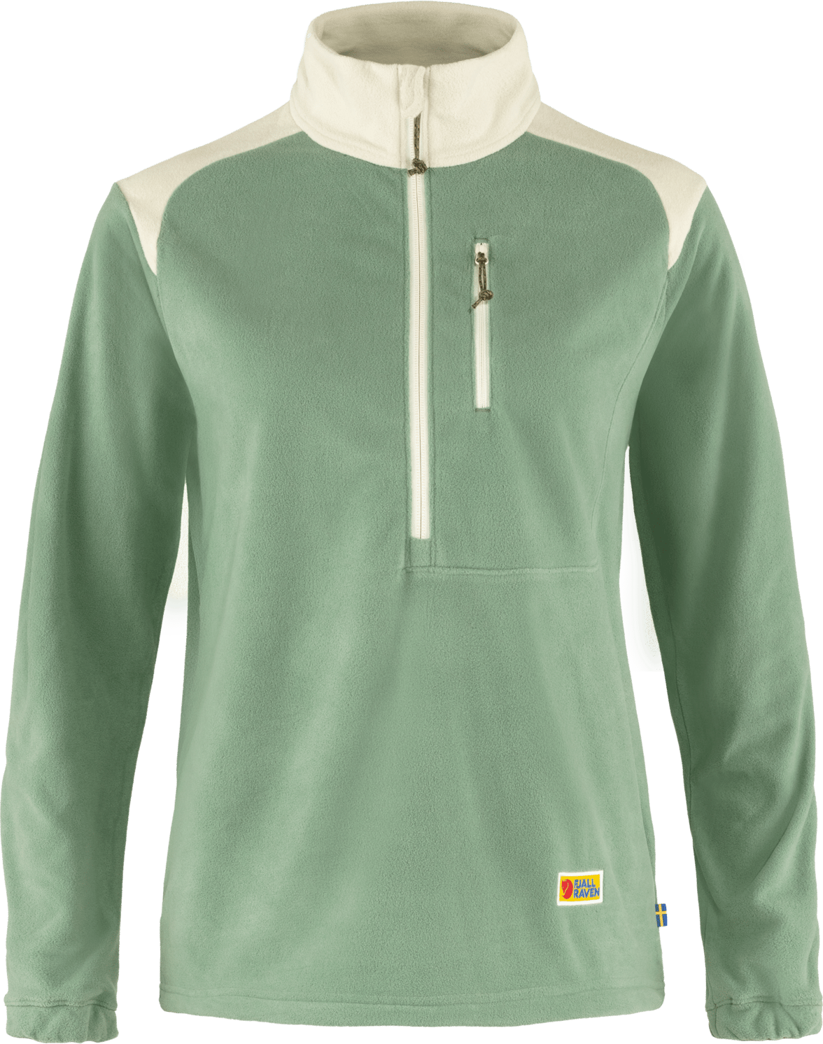 Women's Vardag Lite Fleece Sage Green-Chalk White