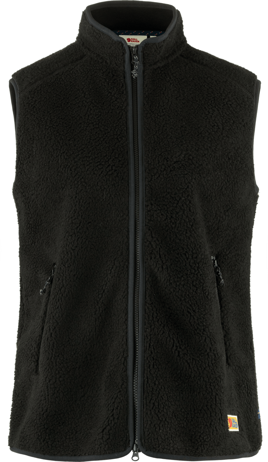 Fjällräven Women's Vardag Pile Fleece Vest Black