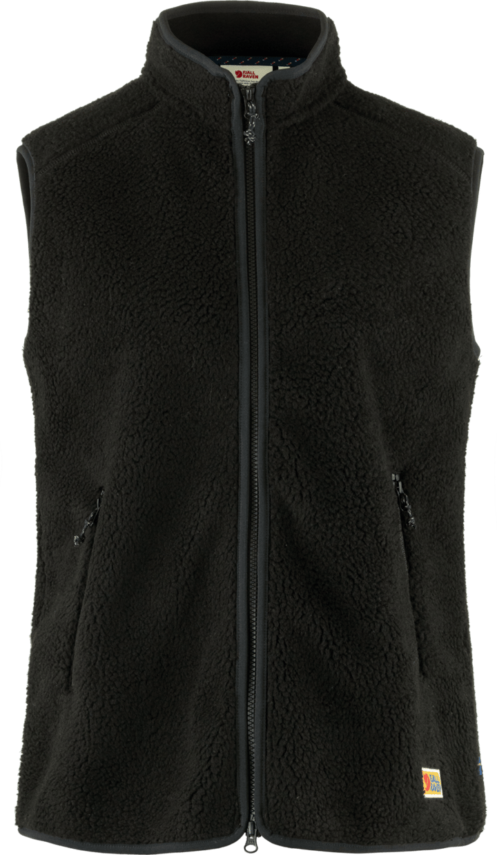 Fjällräven Women's Vardag Pile Fleece Vest Black Fjällräven