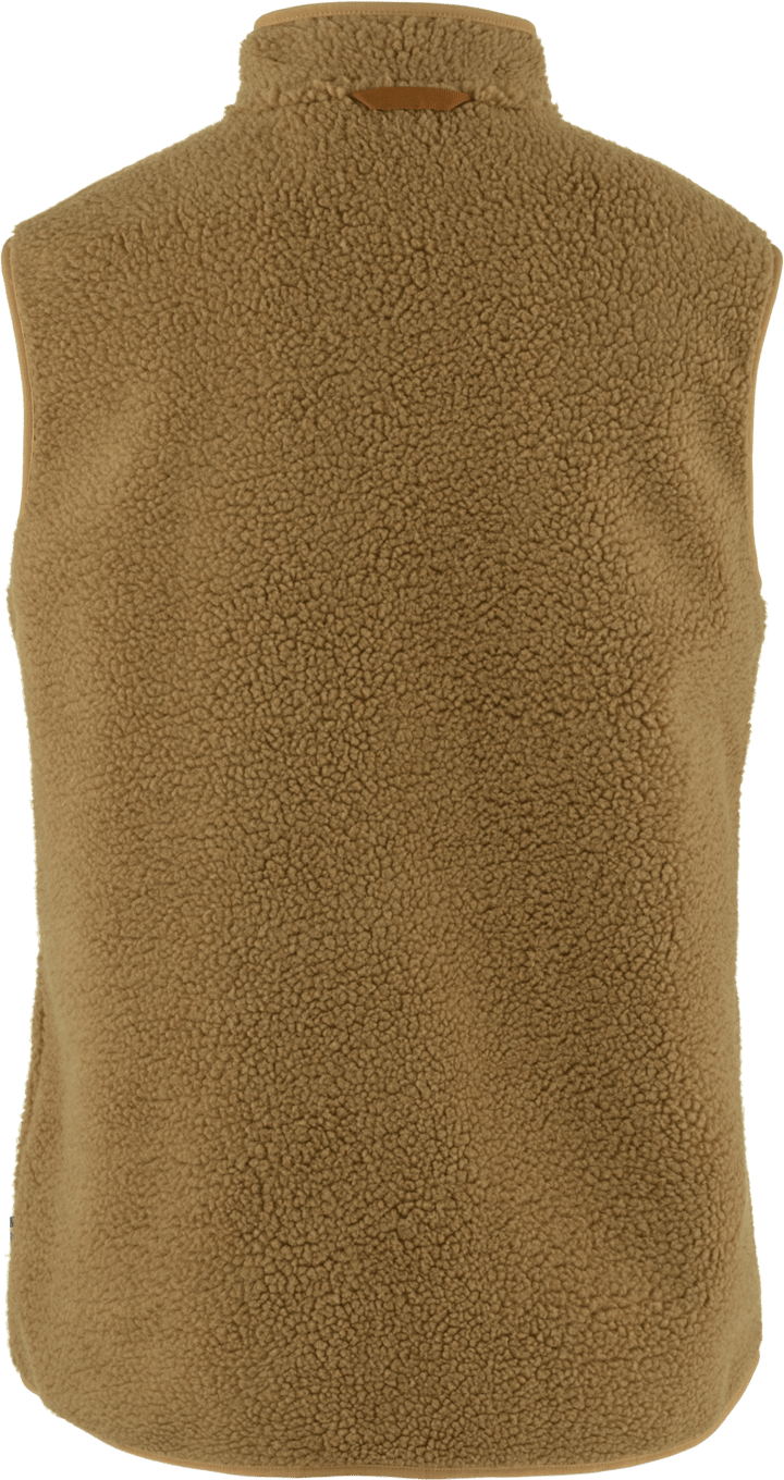 Fjällräven Women's Vardag Pile Fleece Vest Buckwheat Brown Fjällräven