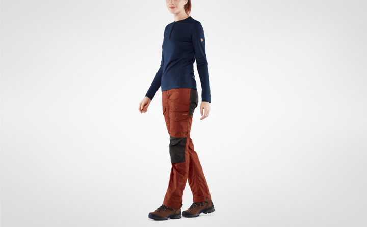 Fjällräven Women's Vidda Pro Ventilated Trousers Autumn Leaf/Stone Grey Fjällräven