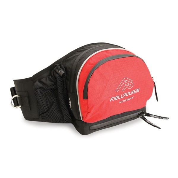 Fjellpulken Hip Pack With Hang-on System Red Midjevesker 2L
