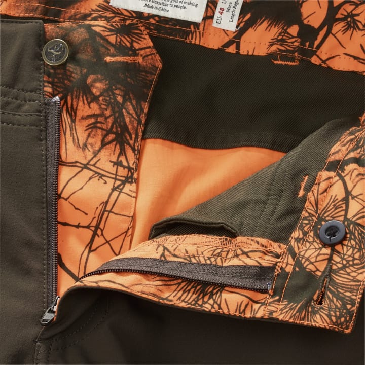 Fjällräven Men's Lappland Hybrid Trousers Orange Multi Camo-Deep Forest Fjällräven