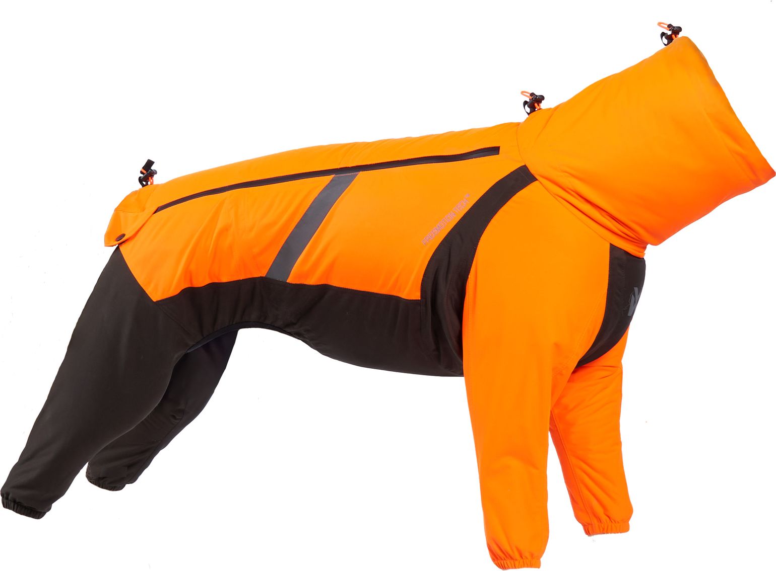 Non-stop Dogwear Fjord Overall Raincoat - Small Sizes Orange/black