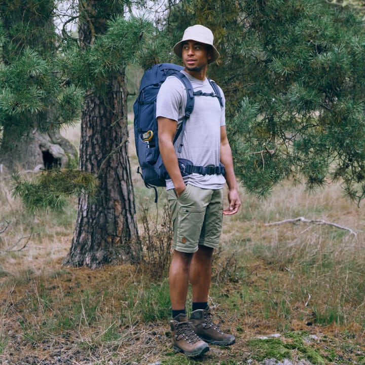 Fjällräven Men's Abisko Lite Short Sleeve Grey-melange Fjällräven Fjällräven Men's Abisko Lite Short Sleeve Grey-melange Fjällräven