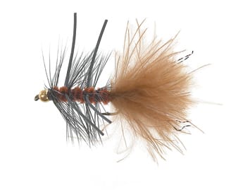 Unique Flies Rubber Leg Wooly Bugger Brown Unique Flies