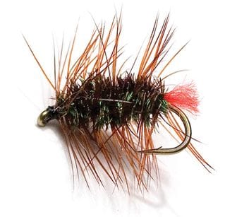 Unique Flies Red Tag Palmer Str. 16 Brown/black/green Unique Flies Unique Flies Red Tag Palmer Str. 16 Brown/black/green Unique Flies