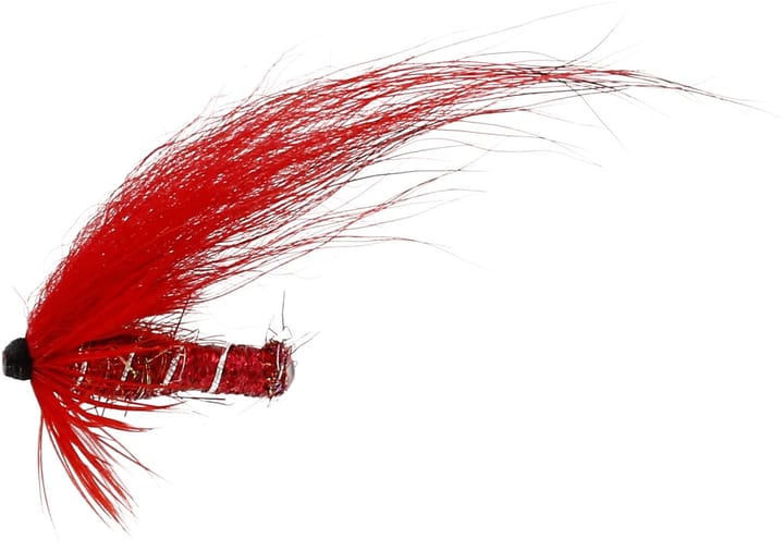 Unique Flies The Cardinal Plastic Tube 1" Red Unique Flies
