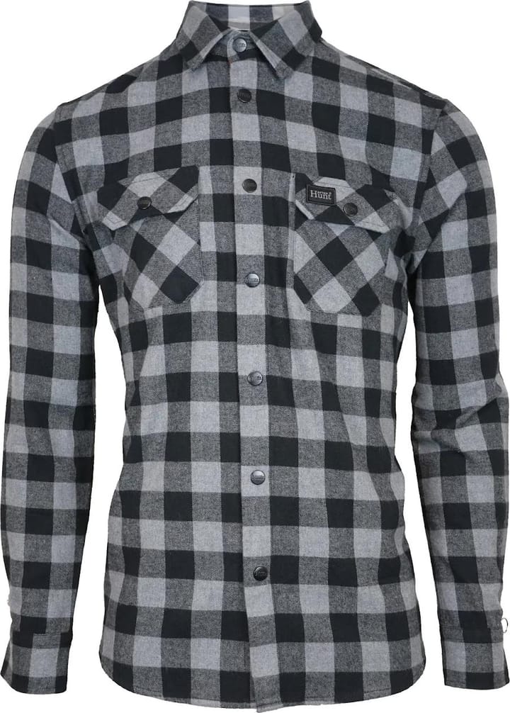 Avignon Unisex AFTER Hunt Flannel Shirt Grey/Black Avignon