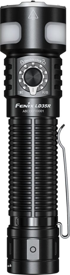 Fenix LD35R Lykt 1800LM 3-Lys Hvit/Rød/Blå Sort Fenix Fenix LD35R Lykt 1800LM 3-Lys Hvit/Rød/Blå Sort Fenix