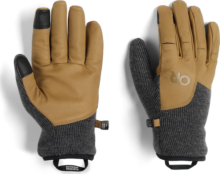 Outdoor Research Men's Flurry Drivin Gloves Charcoal Outdoor Research Outdoor Research Men's Flurry Drivin Gloves Charcoal Outdoor Research